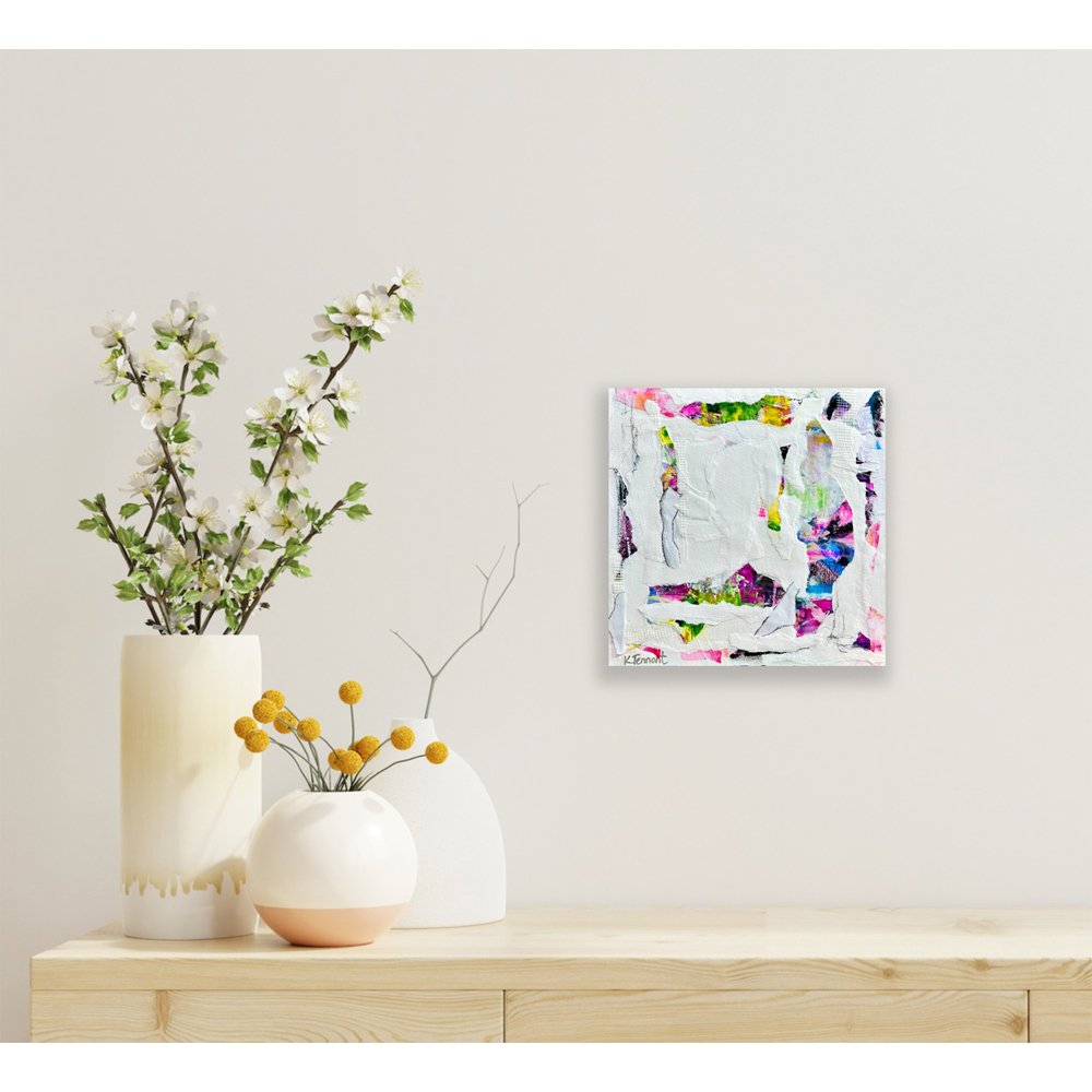 Garden Of Torn Paper | Fine Art | Mixed Media Floral Collage